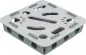 Preview: Katzenspielzeug Hole'n'Roll Box aus Filz mit Spielbällen